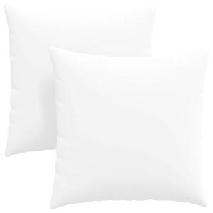 Poduszki na sofę 2 pcs Biały 80 x 80 cm tkanina
