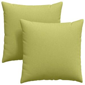 Poduszki na sofę 2 pcs Jasnozielony 80 x 80 cm tkanina