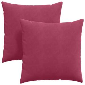 Poduszki na sofę 2 pcs Czerwone wino 80 x 80 cm