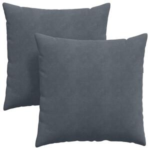Poduszki na sofę 2 pcs Ciemnoszary 80 x 80 cm