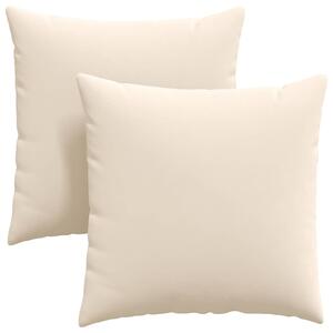 Poduszki na sofę 2 pcs Beżowy 80 x 80 cm tkanina