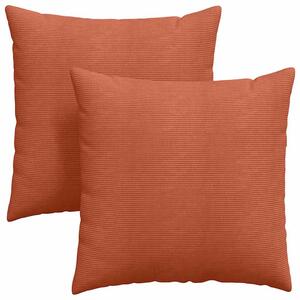 Poduszki na sofę 2 pcs Czerwono-pomarańczowy 80 x 80 cm