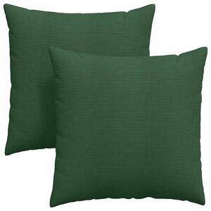 Poduszki na sofę 2 pcs Ciemna zieleń 80 x 80 cm