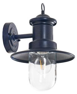 Zewnętrzna Lampa Lindby, Eloretta, ściemnialny, czarny, taras, metal, dworkowy | rustykalny