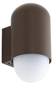 Zewnętrzna Lampa Lindby, Pilva, ściemnialny, brąz rdzawy, balkon, aluminium, nowoczesny