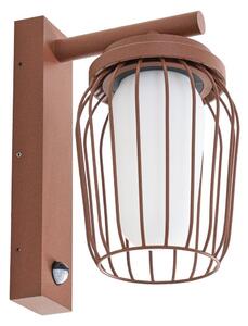 Zewnętrzna Lampa Lucande, Chandan, ściemnialny, brąz rdzawy, balkon, aluminium, nowoczesny