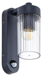 Zewnętrzna Lampa Lindby, Kaliro, ściemnialny, czarny, taras, aluminium, nowoczesny