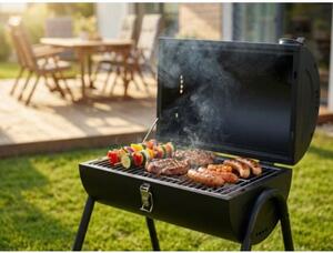 Grill ogrodowy węglowy LUND 99929 Zamykany, przenośny, 2 ruszty