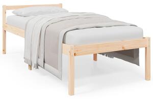 Łóżko dla seniora, 90x190 cm, lite drewno sosnowe