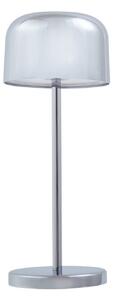 Zewnętrzna Lampa Lucande, Quill, ściemnialny, metaliczny, taras, aluminium, nowoczesny