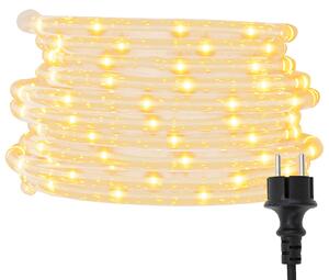 Lina świetlna z 2400 diodami LED Ciepła biel 100 m PVC
