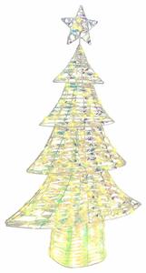 Choinka z 160 diodami LED Ciepła biel 150 cm PET