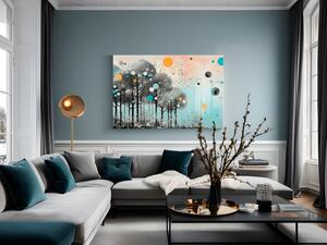 Las snów - nowoczesny obraz na płótnie - 120x80 cm