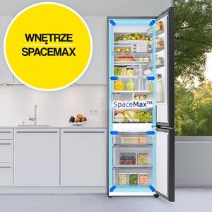 Lodówka SAMSUNG RB38T607BS9 EF No Frost 203cm Szczotkowana stal nierdzewna