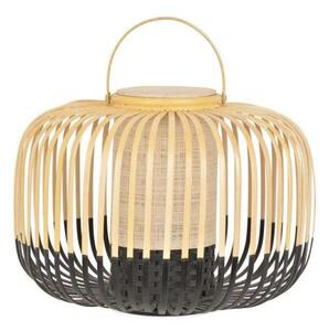 Zewnętrzna Lampa Forestier, Take A Way S, ściemnialny, czarny, taras, bambus, design