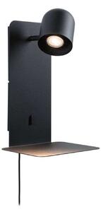 Lampa Ścienna Paulmann, Malena USB, czarny, sypialnia, metal