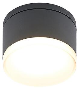 Zewnętrzna Lampa Lindby, Mathea, czarny, metal, nowoczesny