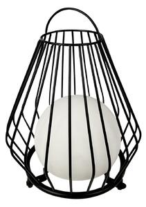 Zewnętrzna Lampa Dyberg Larsen, Evesham, ściemnialny, czarny, taras, metal, design
