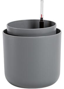 Plastia Doniczka samonawadniająca Tolita szary, śr. 19 cm, śred. 19 cm
