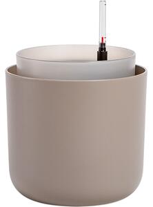 Plastia Doniczka samonawadniająca Tolita brązowy, śr. 19 cm, śred. 19 cm