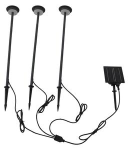 Zewnętrzna Lampa Lindby, Lyris, czarny, aluminium, nowoczesny