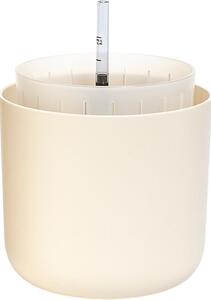Plastia Doniczka samonawadniająca Tolita Air kremowy, śr. 16 cm, śred. 16 cm