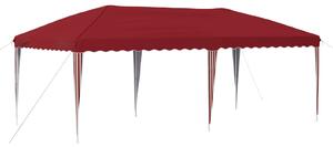 Namiot imprezowy rozkładany 575 x 290 x 245 cm bordowy