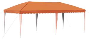 Namiot imprezowy rozkładany 575 x 290 x 245 cm pomarańczowy