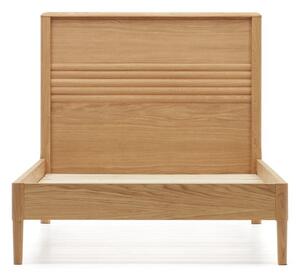 Łóżko z litego drewna dębowego ze stelażem 90x200 cm Lenon – Kave Home