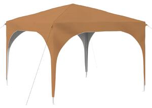 Namiot imprezowy rozkładany 290 x 290 x 245 cm Beżowy