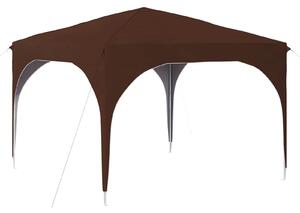 Namiot imprezowy rozkładany 290 x 290 x 245 cm brązowy