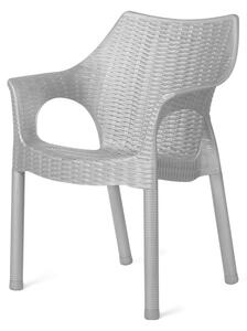Fotel rattanowy Cambridge Green galle 61 x 54 x 80cm