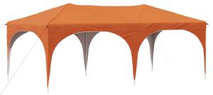 Namiot imprezowy rozkładany 575 x 288 x 245 cm pomarańczowy