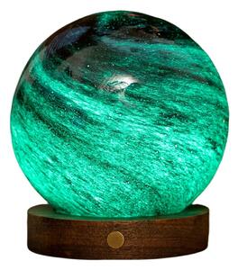 Ciemnobrązowa/w ciemnym naturalnym kolorze dekoracja świetlna na USB ø 12 cm Stellar Ocean – Gingko