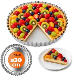 Forma karbowana do pieczenia tarty Prung, 30 x 3 cm