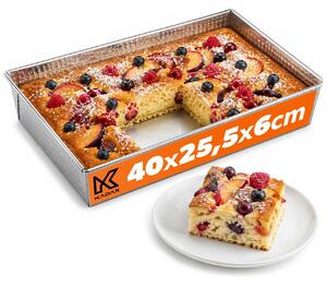 Forma do pieczenia ciast Imperia 40 x 25 cm, srebrny