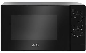 Kuchenka mikrofalowa AMICA AMMF20M1GB 700W średnica 25.5 cm pojemność 20L MultiWave System Czarny