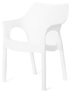 Fotel rattanowy Cambridge Snow 61 x 54 x 80 cm
