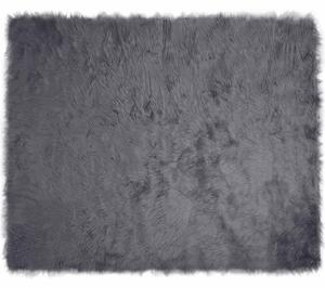 Dywan z sztucznej owczej skóry TAFALLA antracytowy 200 x 280 cm