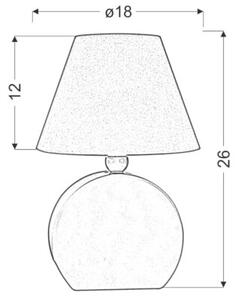 Lampa stołowa Candellux OFELIA 41-62461 niebieska