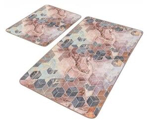 Aksamitne dywaniki łazienkowe zestaw 2 szt. 60x100 cm – Mila Home