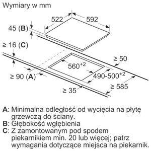 Płyta ceramiczna BOSCH PKE611BB2E