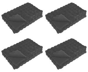 Koc antypoślizgowy z sztucznego futra królika Olite 4 pcs