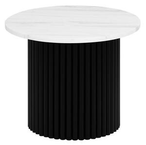 1062 stolik kawowy biały marmur 50 cm