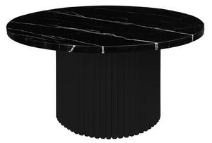 1022 stolik kawowy czarny marmur 50 cm
