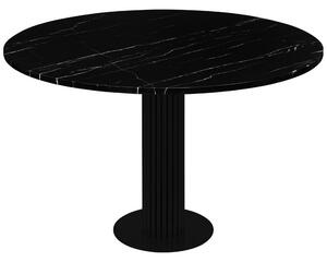 887 stół czarny marmur 100 cm