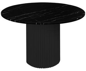 1004 stół czarny marmur 100 cm
