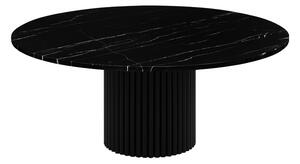 1057 stolik kawowy czarny marmur 100 cm