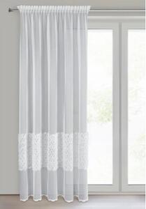 Firana gotowa EUROFIRANY Loris 140 x 270 cm BiaÅy