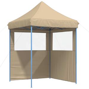 Namiot Imprezowy Beżowy 200 x 200 x 306 cm Materiał Oxford